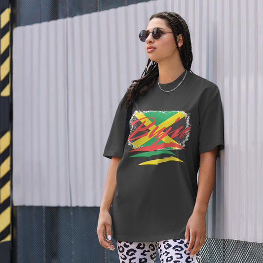 BUJU Oversized faded t-shirt