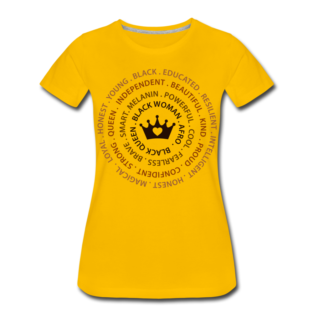 Queen  Premium T-Shirt - sun yellow