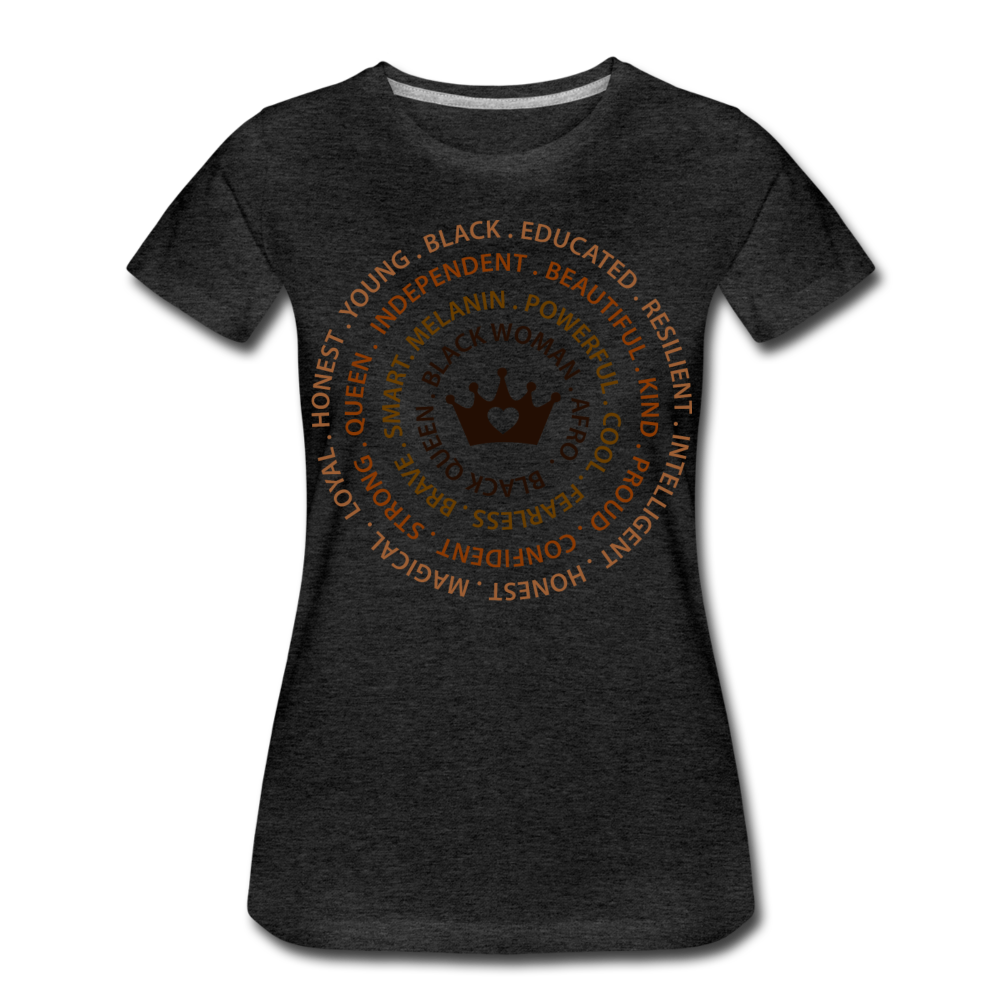 Queen  Premium T-Shirt - charcoal gray