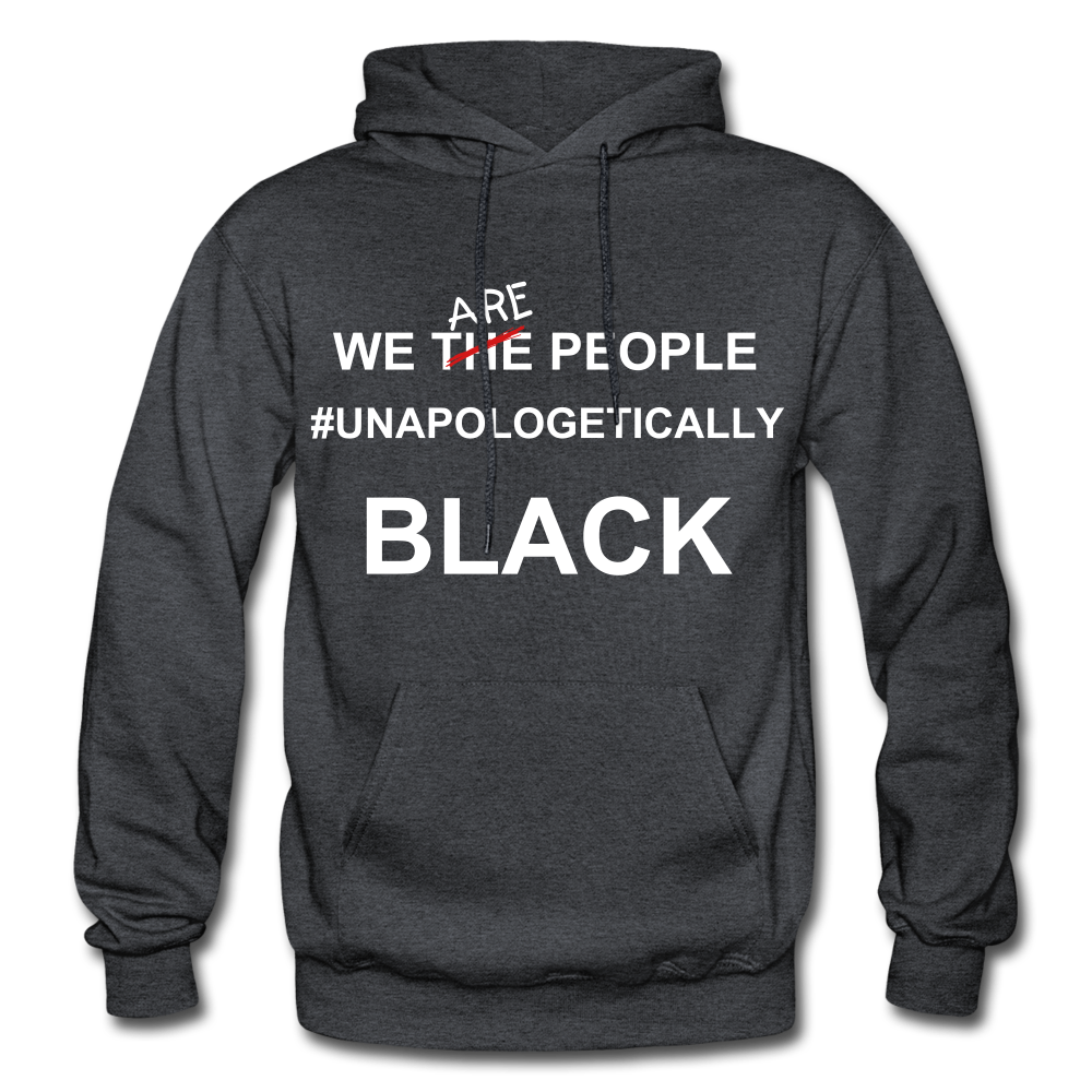 Unapologetically BLACK Hoodie - charcoal gray