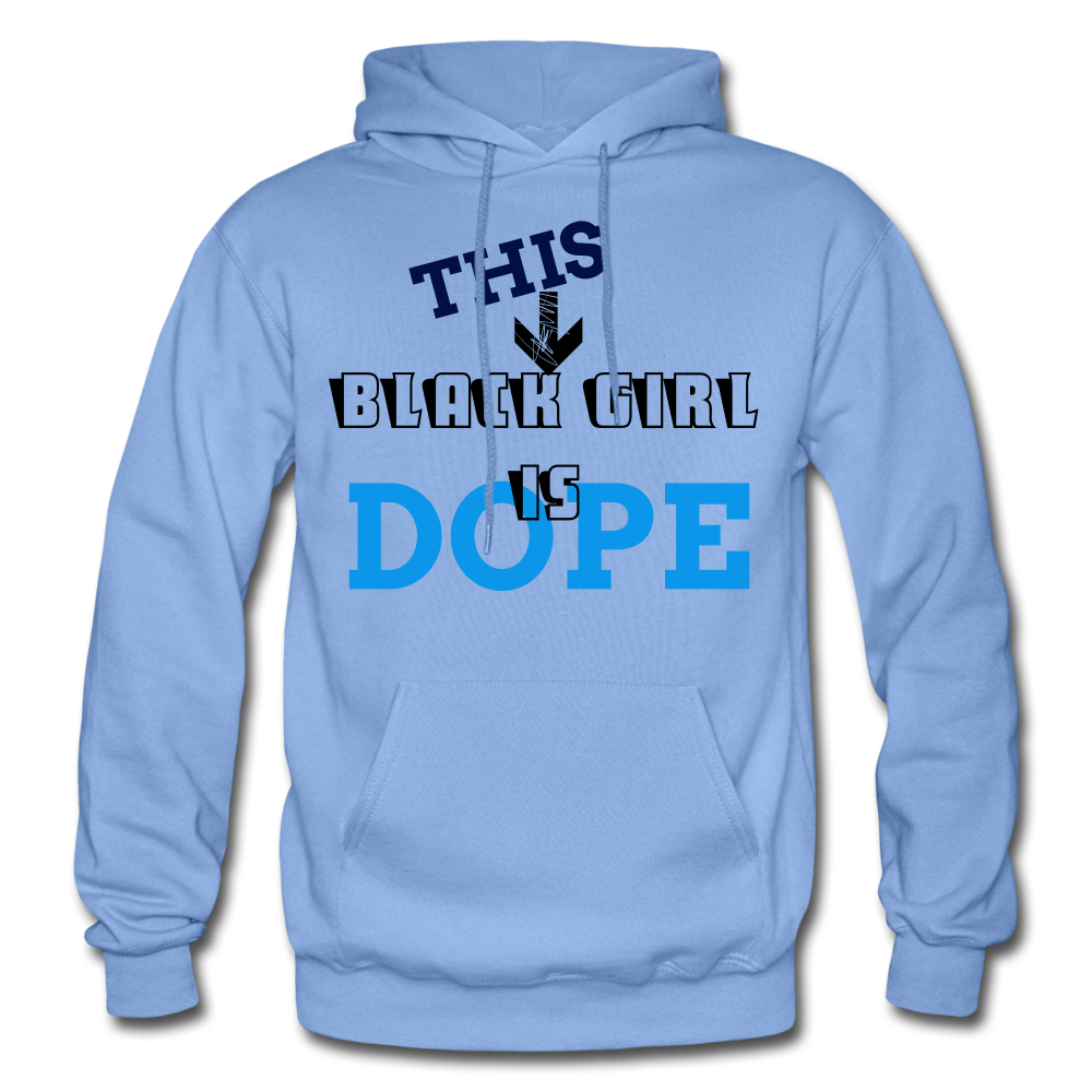 This Black Girl Hoodie - carolina blue