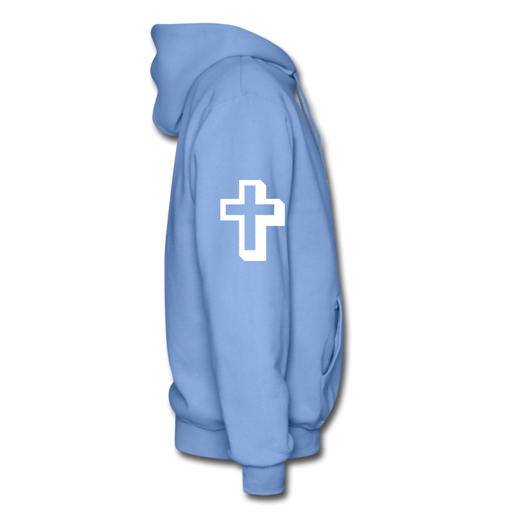 Faith BASED Adult Hoodie - carolina blue