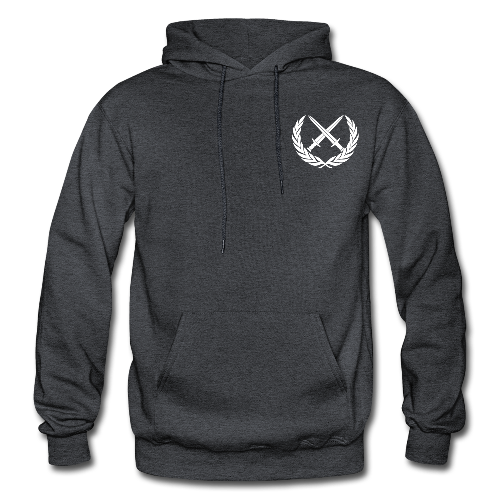 Faith BASED Adult Hoodie - charcoal grey