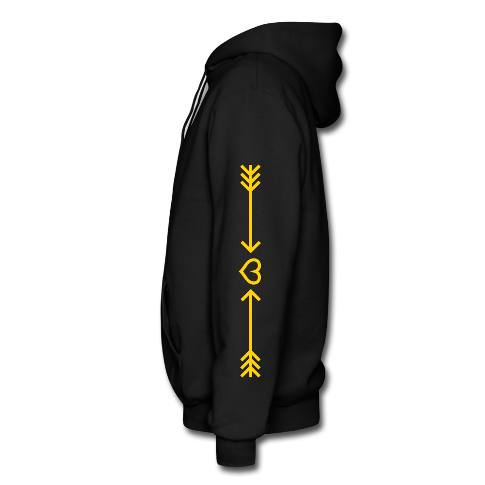 SOCIAL WORKER GOLD  Hoodie - black