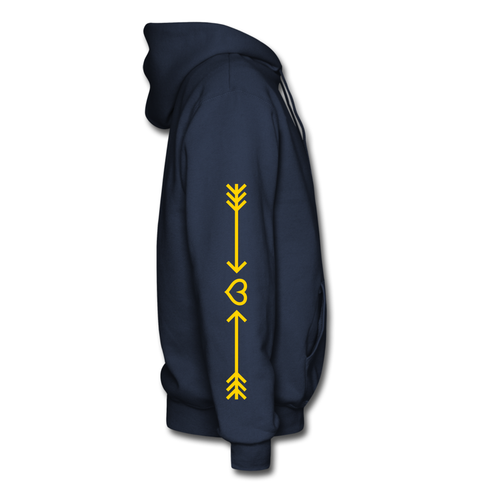 SOCIAL WORKER GOLD  Hoodie - navy