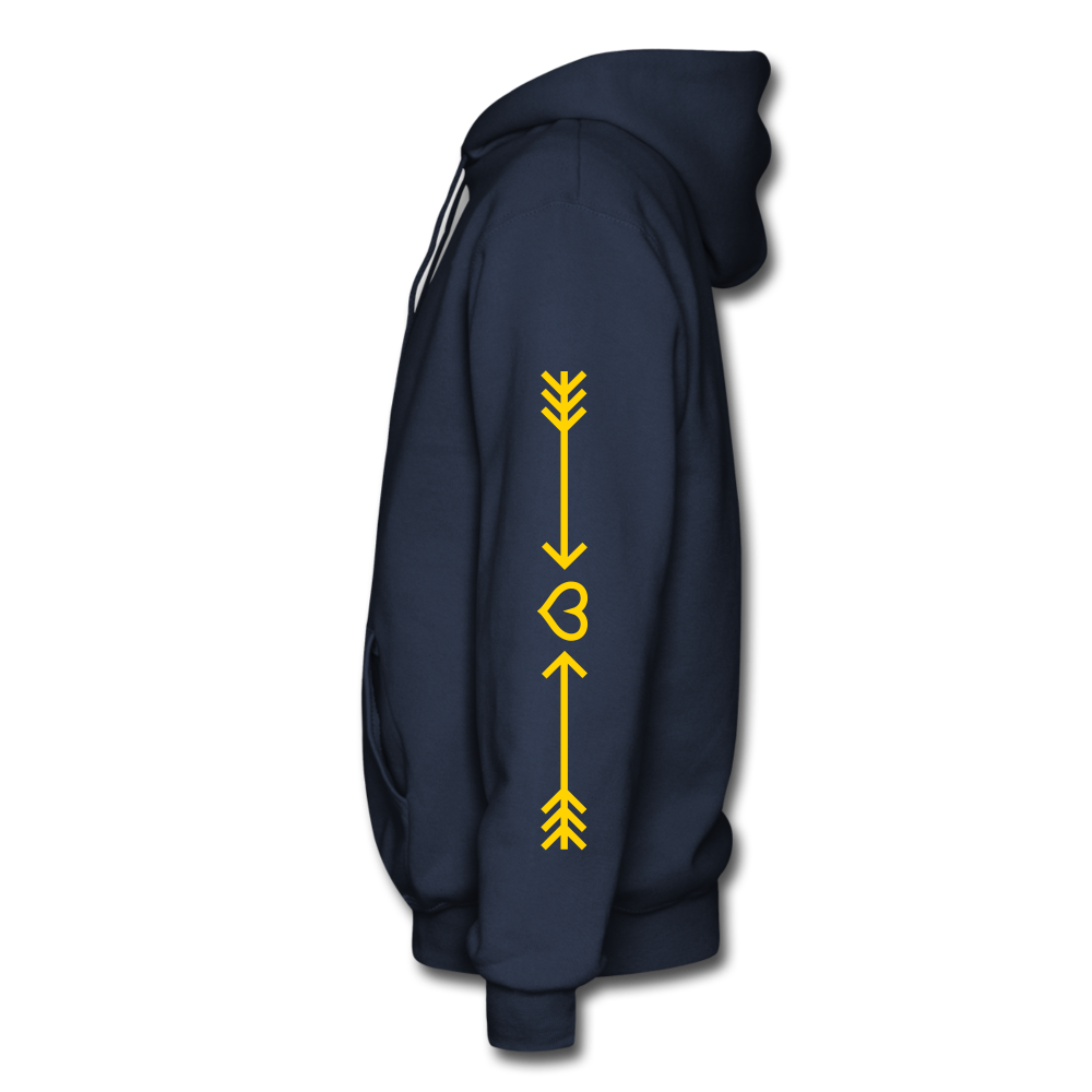 SOCIAL WORKER GOLD  Hoodie - navy