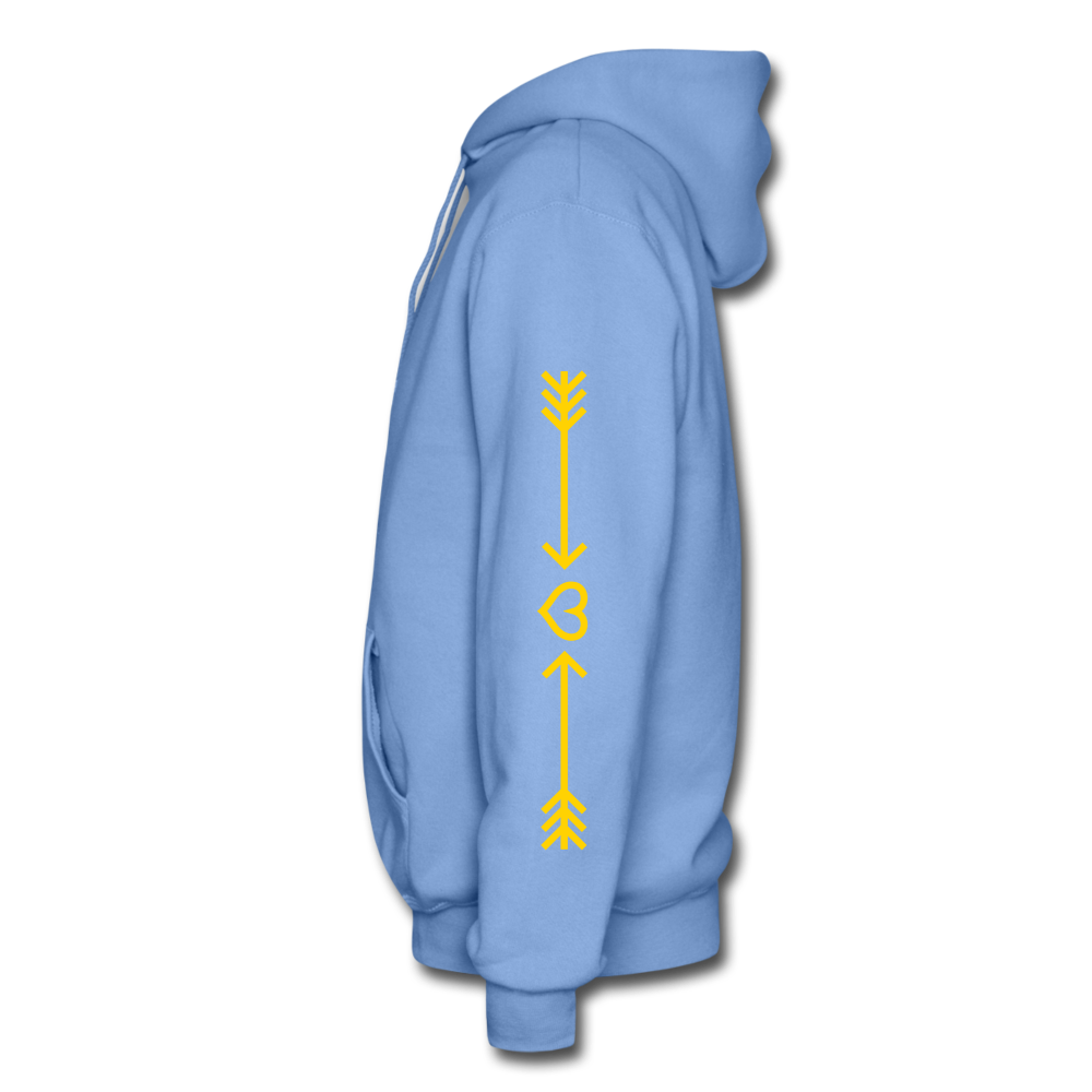 SOCIAL WORKER GOLD  Hoodie - carolina blue