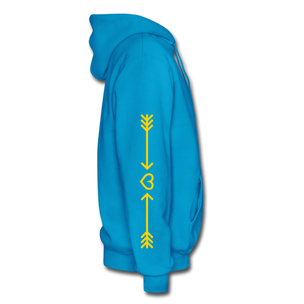 SOCIAL WORKER GOLD  Hoodie - turquoise