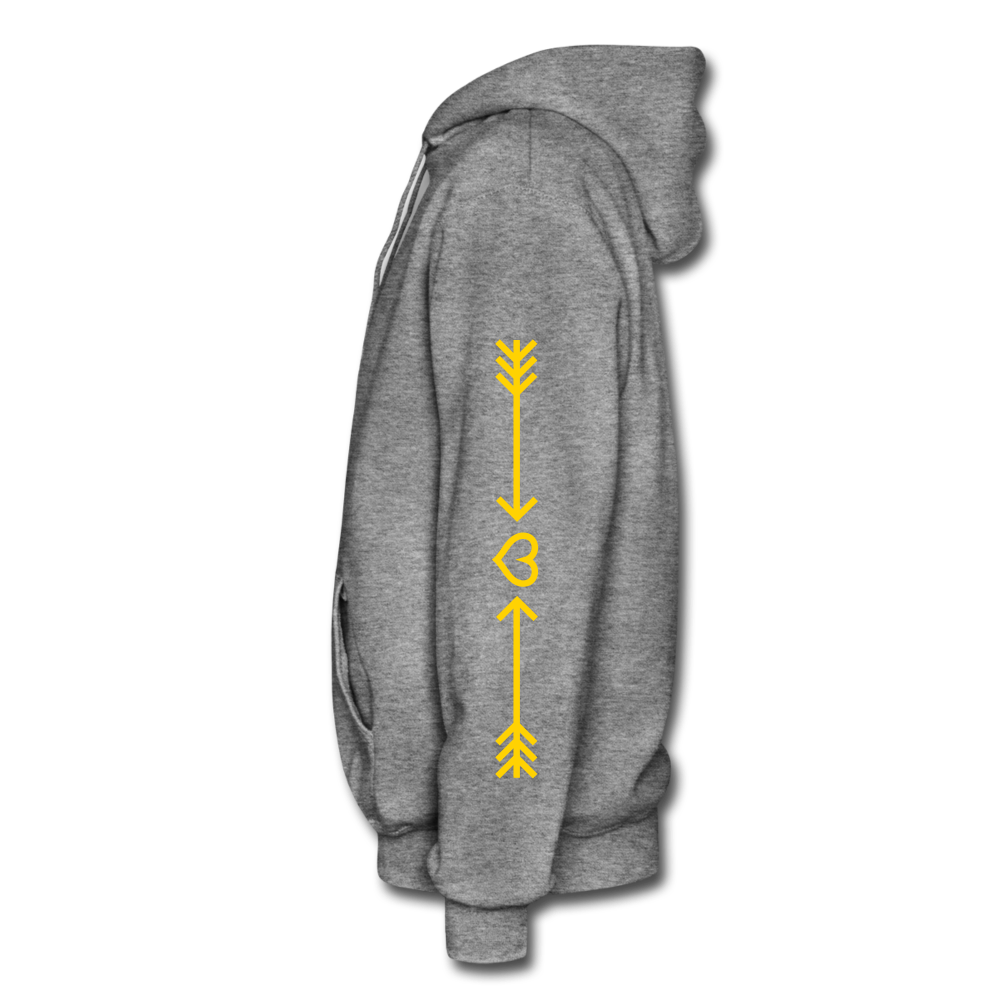 SOCIAL WORKER GOLD  Hoodie - graphite heather