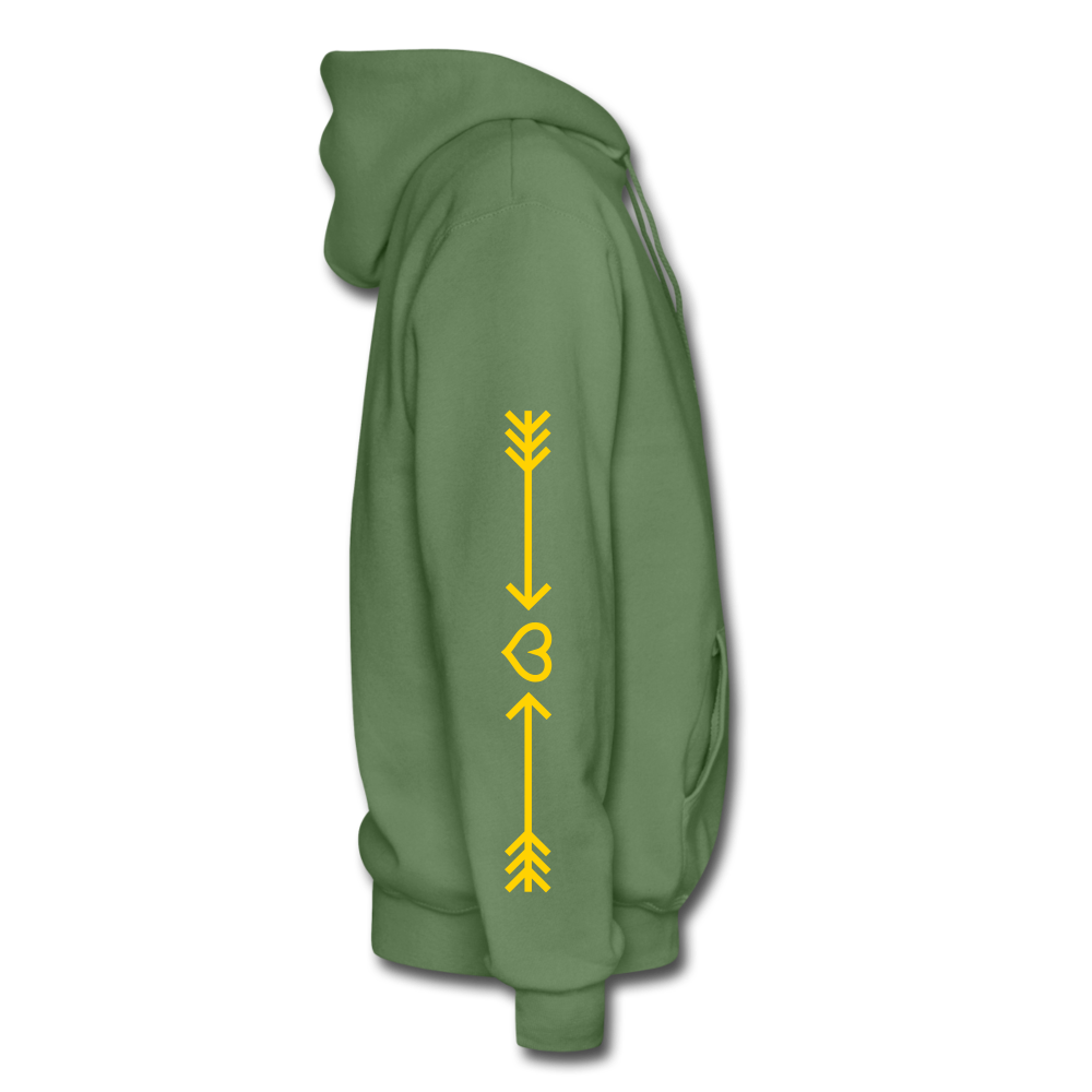 SOCIAL WORKER GOLD  Hoodie - military green