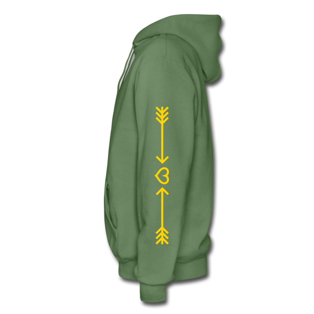 SOCIAL WORKER GOLD  Hoodie - military green