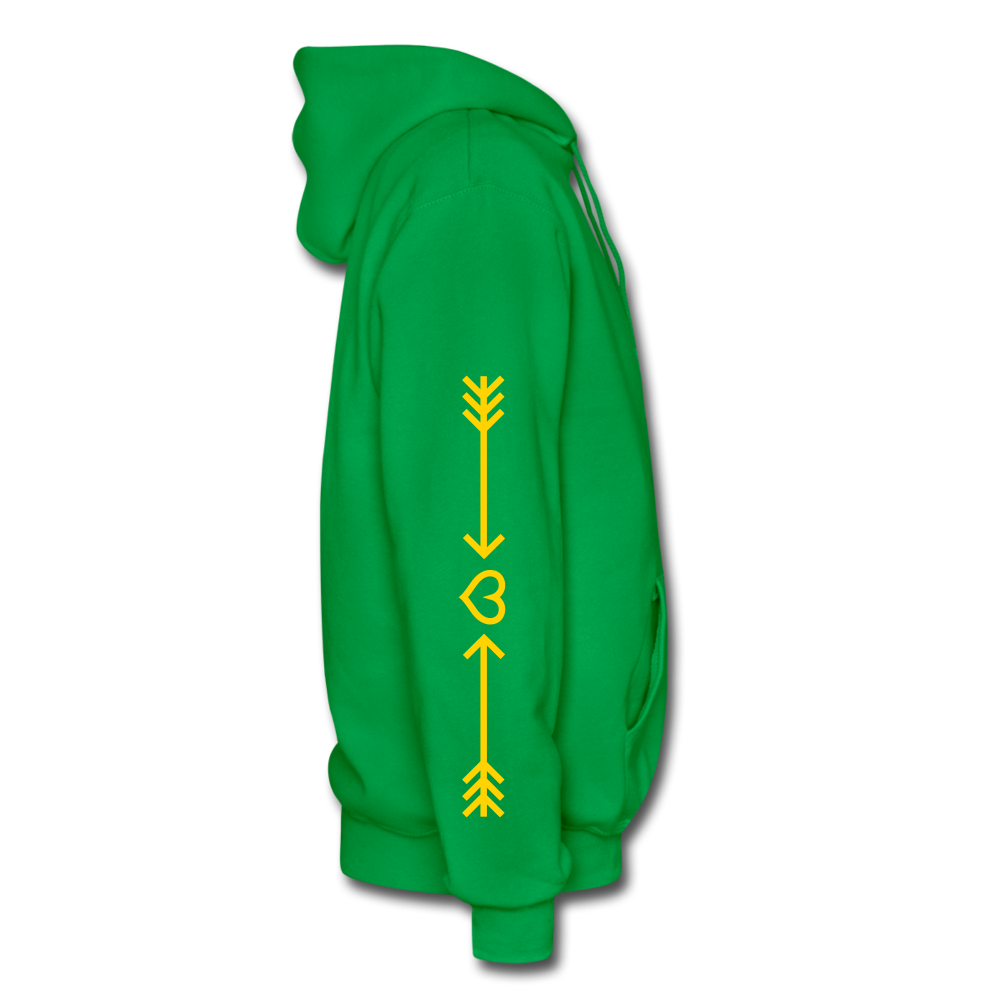 SOCIAL WORKER GOLD  Hoodie - kelly green